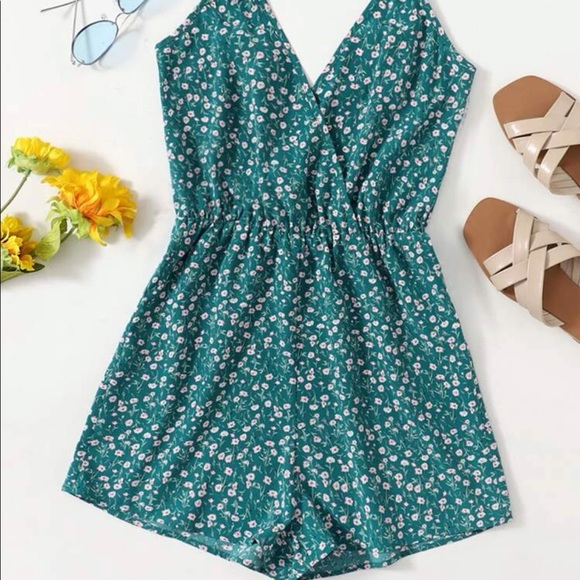 Pants - New floral cami Romper